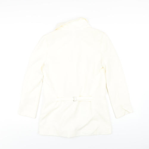 NEXT Womens Ivory Jacket Blazer Size 6 Button