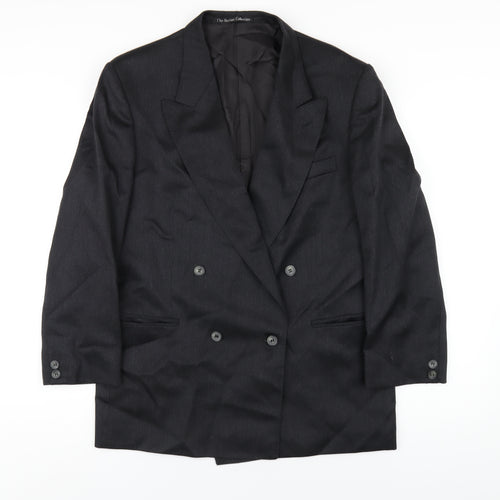 Burton Mens Grey Wool Jacket Blazer Size 42 Regular