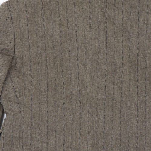 Per Una Womens Brown Jacket Blazer Size 8 Button