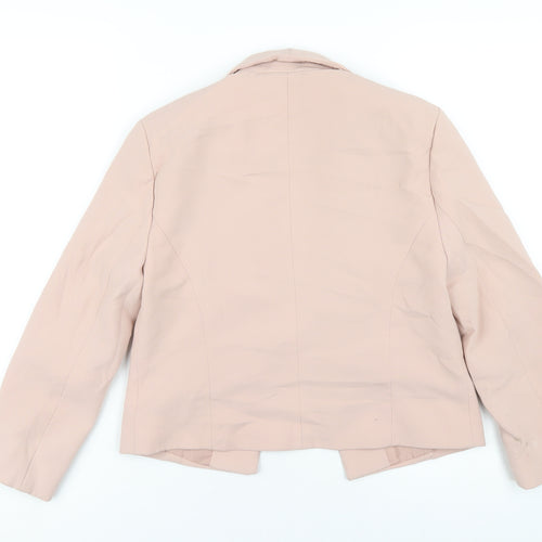 New Look Womens Pink Jacket Blazer Size 8