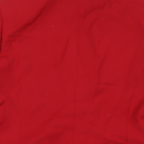 Betty Barclay Womens Red Jacket Blazer Size 10 Button
