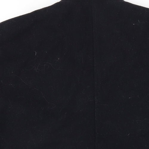 New Look Womens Blue Overcoat Coat Size 12 Button