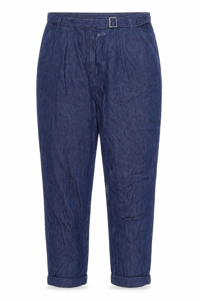 United Colors of Benetton Womens Blue Cotton Mom Jeans Size 14 L27 in Regular Zip