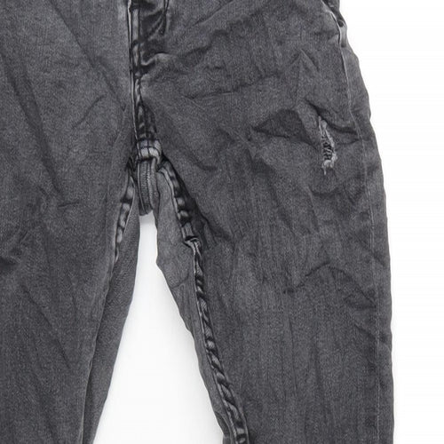 Denim & Co. Mens Grey Cotton Skinny Jeans Size 27 in L32 in Regular Button