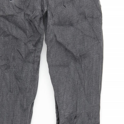 Denim & Co. Mens Grey Cotton Skinny Jeans Size 27 in L32 in Regular Button