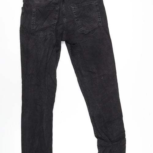 Bolongaro Trevor Mens Black Cotton Skinny Jeans Size 32 in L31 in Regular Button