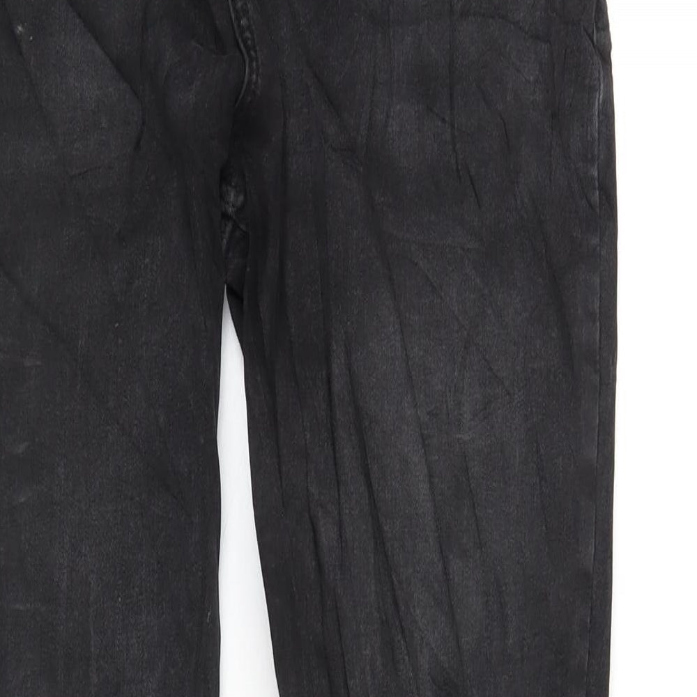 Bolongaro Trevor Mens Black Cotton Skinny Jeans Size 32 in L31 in Regular Button