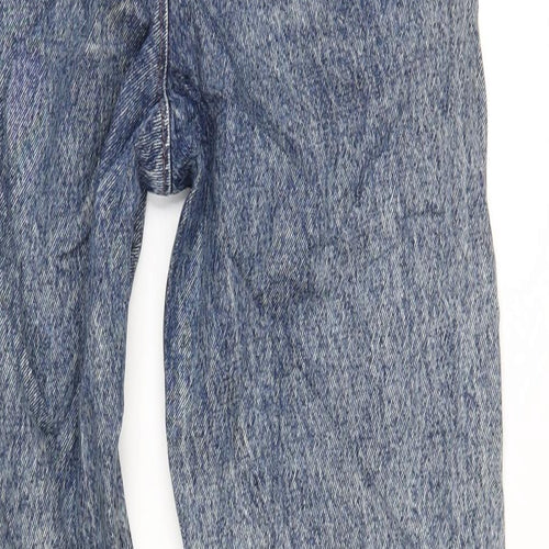COLLUSION Womens Blue Cotton Mom Jeans Size 25 in L34 in Regular Zip