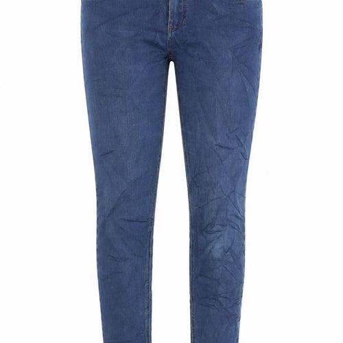 Select Womens Blue Cotton Skinny Jeans Size 8 L30 in Regular Zip