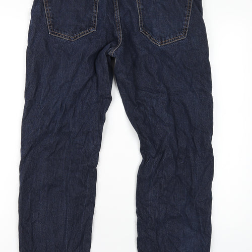 NEXT Mens Blue Cotton Skinny Jeans Size 32 in L29 in Regular Zip