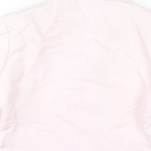 Mexx Womens Pink Jacket Blazer Size 8 Button