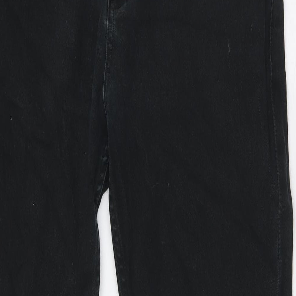 Denim Co Mens Black Cotton Skinny Jeans Size 32 in L32 in Slim Zip