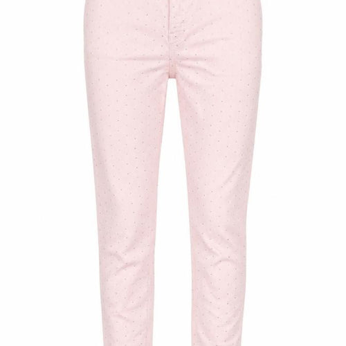 Topshop Womens Pink Cotton Skinny Jeans Size 28 L30 in Slim Zip - Sequins