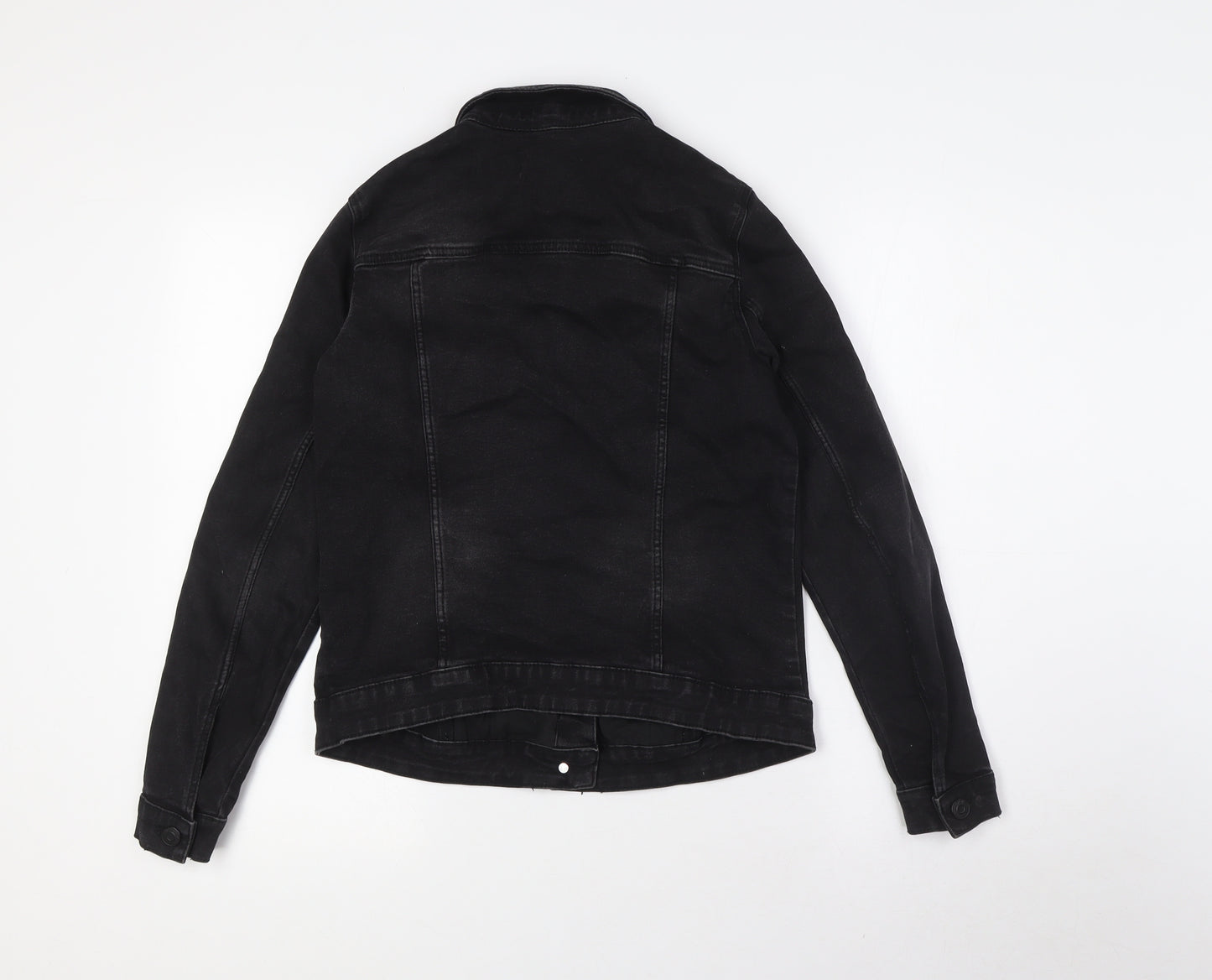 TEX Womens Black Jacket Size M Button