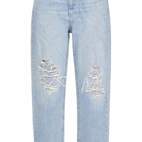 Uniqlo Womens Blue Cotton Skinny Jeans Size 28 in L32 in Regular Button