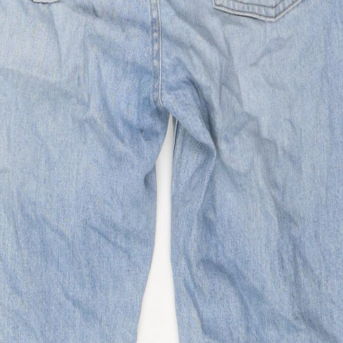 Uniqlo Womens Blue Cotton Skinny Jeans Size 28 in L32 in Regular Button