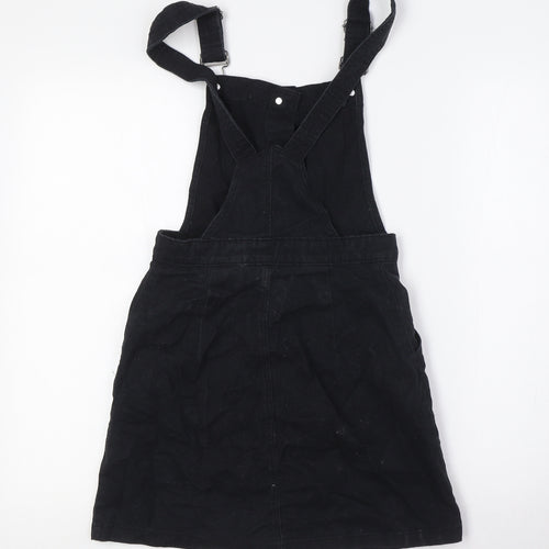 Divided by H&M Womens Black Cotton A-Line Size 6 Square Neck