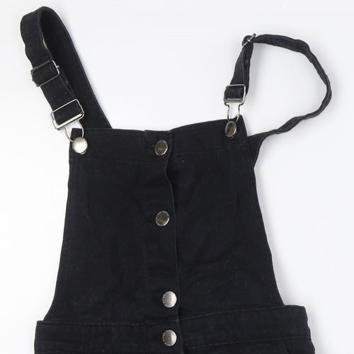 Divided by H&M Womens Black Cotton A-Line Size 6 Square Neck