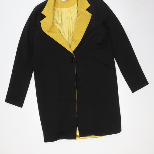 Jubylee Womens Black Jacket Size M Button