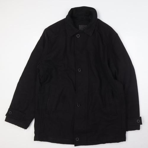Bush Mens Black Jacket Size 42 Button
