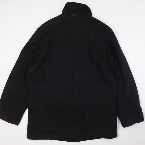 Bush Mens Black Jacket Size 42 Button