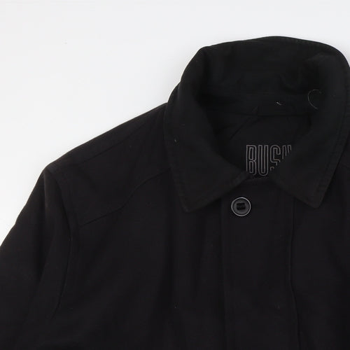 Bush Mens Black Jacket Size 42 Button