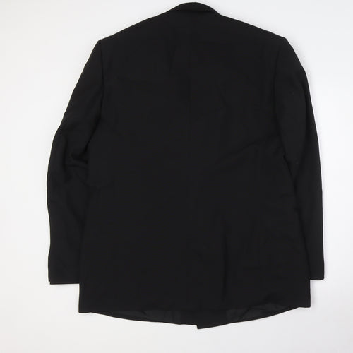 Varteks Mens Black Polyester Tuxedo Suit Jacket Size 44 Regular