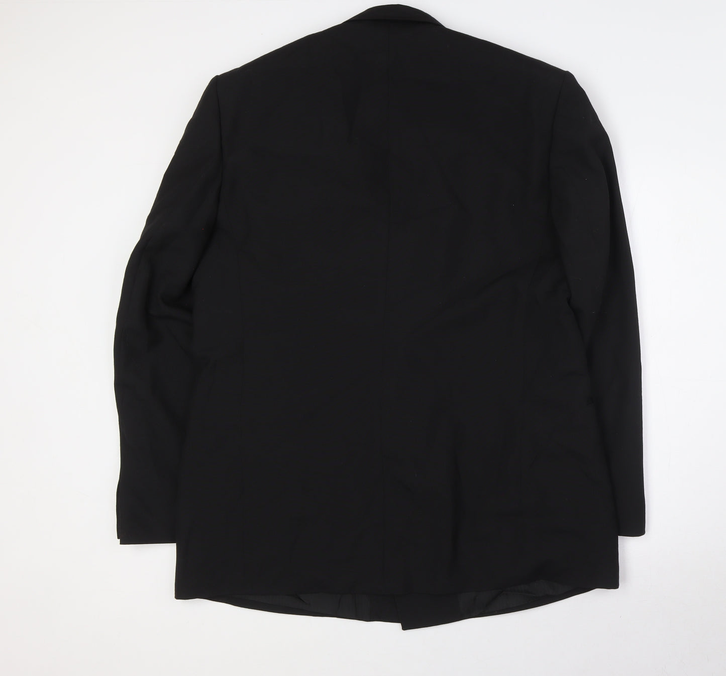 Varteks Mens Black Polyester Tuxedo Suit Jacket Size 44 Regular