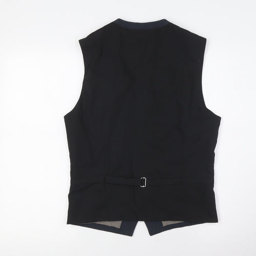 NEXT Mens Grey Gilet Waistcoat Size 36 Button