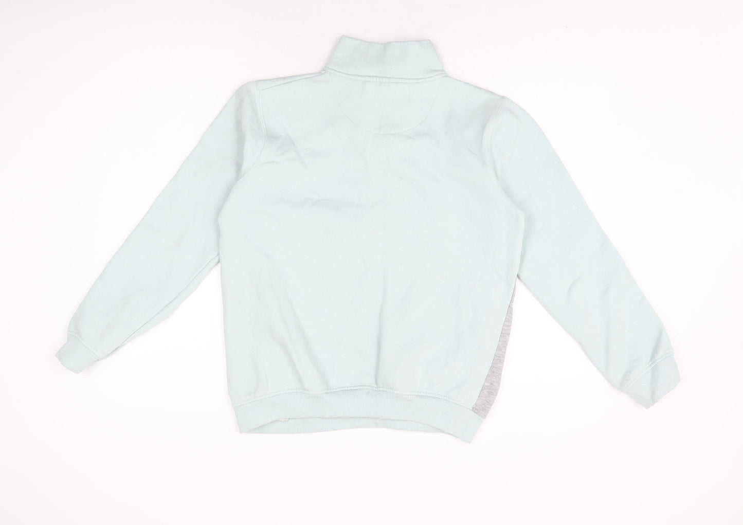Holyfield Girls Blue Cotton Pullover Sweatshirt Size 12-13 Years Zip