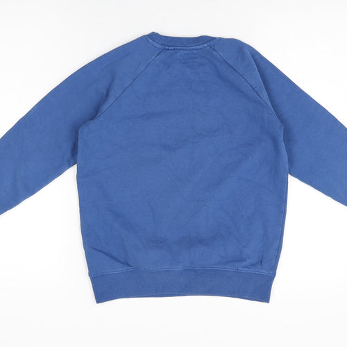 NEXT Boys Blue Cotton Pullover Sweatshirt Size 10 Years Pullover