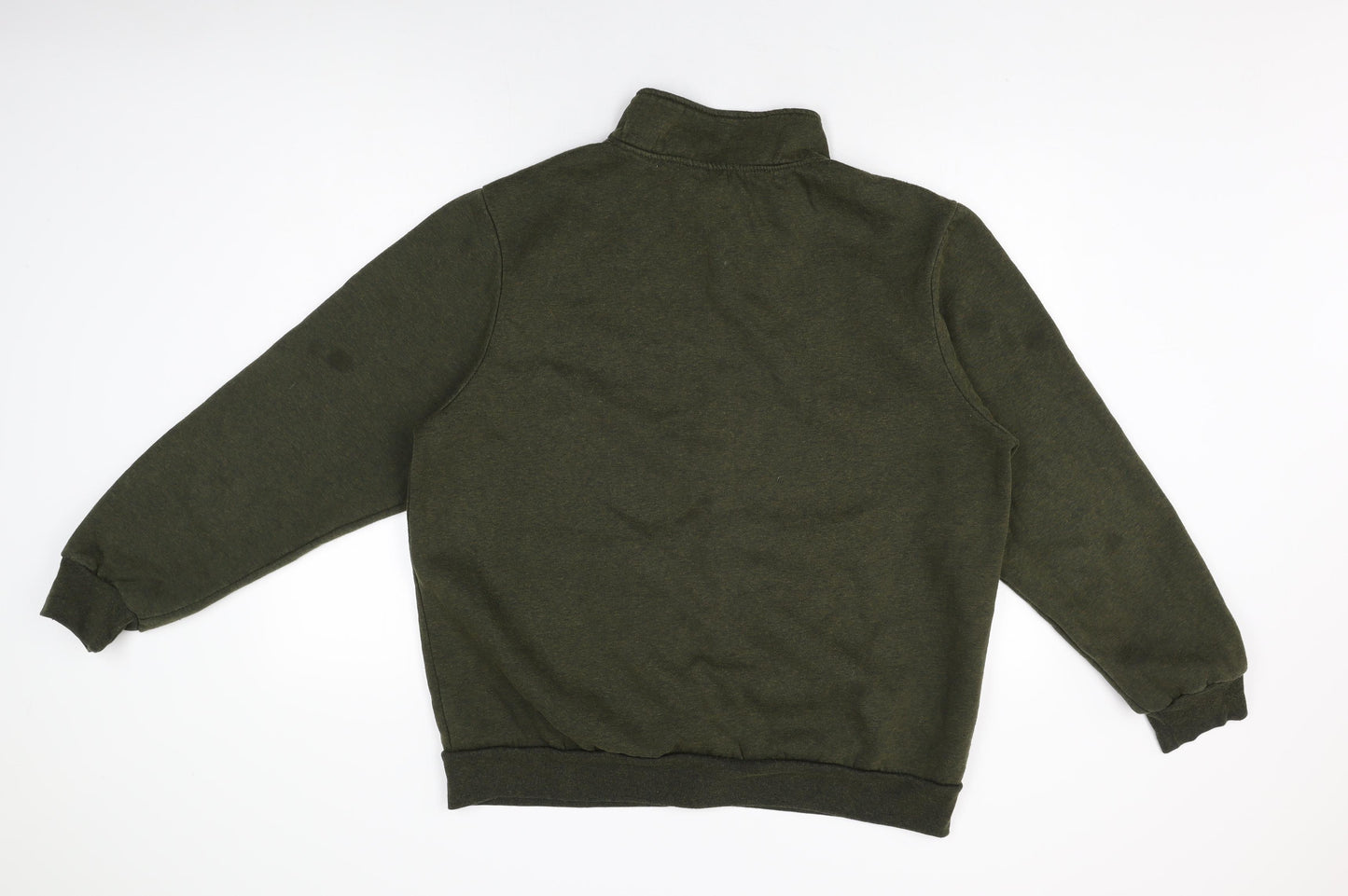 Slazenger Mens Green Cotton Full Zip Sweatshirt Size 2XL