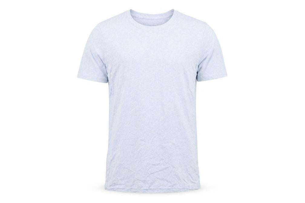 Marks and Spencer Mens Blue Cotton T-Shirt Size S Round Neck