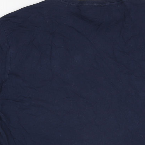 Levi's Mens Blue Cotton T-Shirt Size XL Round Neck