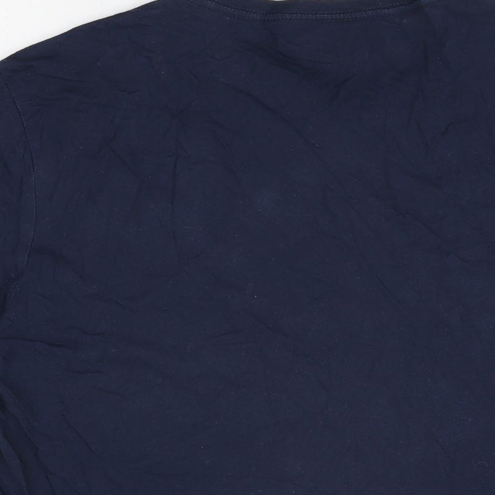 Levi's Mens Blue Cotton T-Shirt Size XL Round Neck