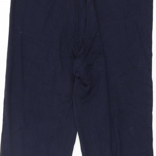 Marks and Spencer Womens Blue Viscose Pedal Pusher Leggings Size 12 L27 in