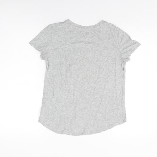 Gap Girls Grey Cotton Basic T-Shirt Size 2XL Round Neck Pullover - Star Wars