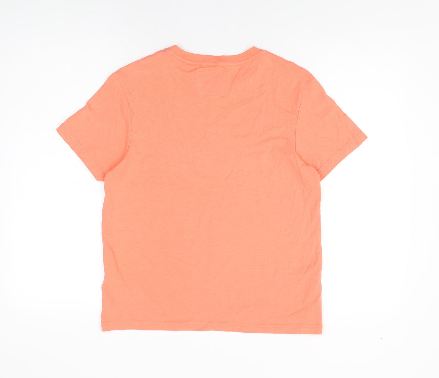 Jack Wills Womens Pink Cotton Basic T-Shirt Size 6 Round Neck