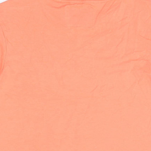 Jack Wills Womens Pink Cotton Basic T-Shirt Size 6 Round Neck