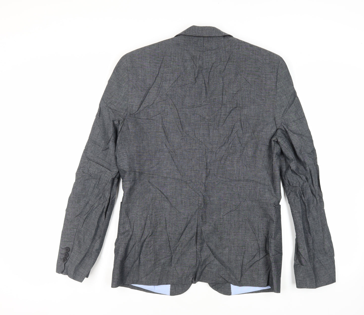 Very Mens Grey Cotton Jacket Suit Jacket Size 40 Regular
