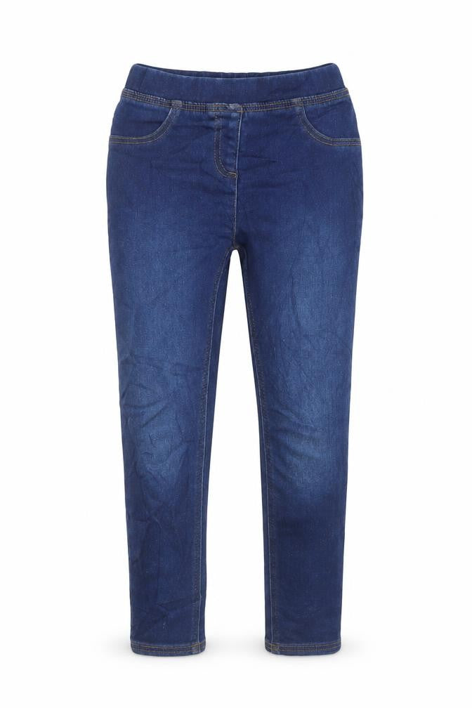 Nutmeg Girls Blue Cotton Jegging Jeans Size 5-6 Years Regular - Elasticated Waist
