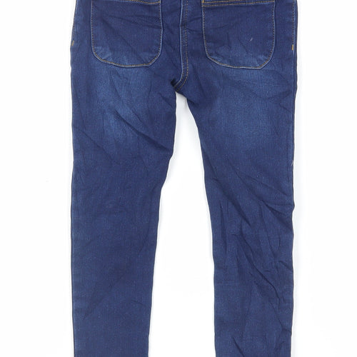 Nutmeg Girls Blue Cotton Jegging Jeans Size 5-6 Years Regular - Elasticated Waist