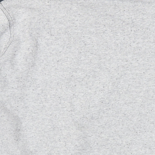 Flip Back Boys Grey Cotton Pullover Sweatshirt Size 15-16 Years Pullover