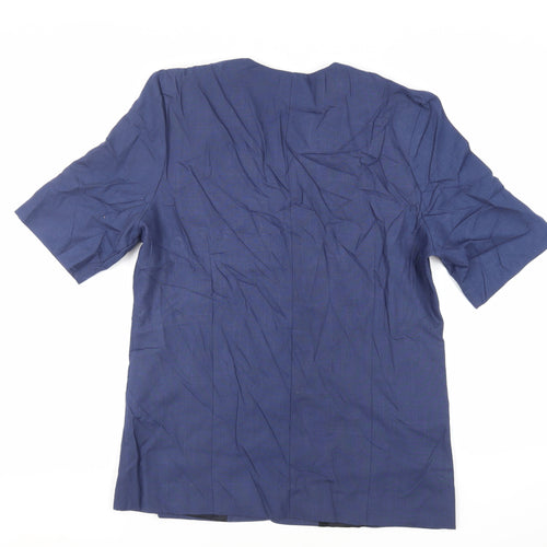 Strogue Womens Blue Jacket Blazer Size 14 Button - Vintage