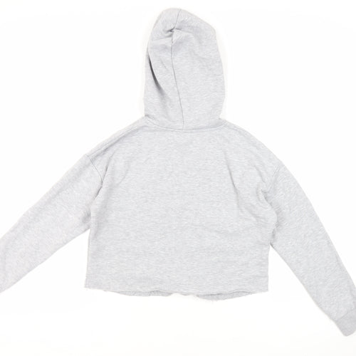 New Look Girls Grey Polyester Pullover Hoodie Size 12-13 Years Pullover - Coca-Cola