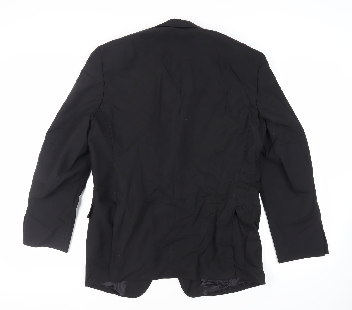 Varteks Mens Black Polyester Tuxedo Suit Jacket Size 42 Regular
