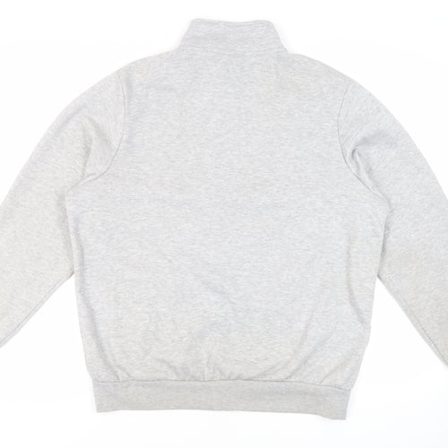 Slazenger Mens Grey Polyester Full Zip Sweatshirt Size L - Pockets