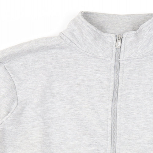 Slazenger Mens Grey Polyester Full Zip Sweatshirt Size L - Pockets
