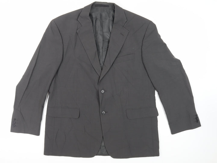 Marks and Spencer Mens Grey Polyester Jacket Suit Jacket Size 42 Regular