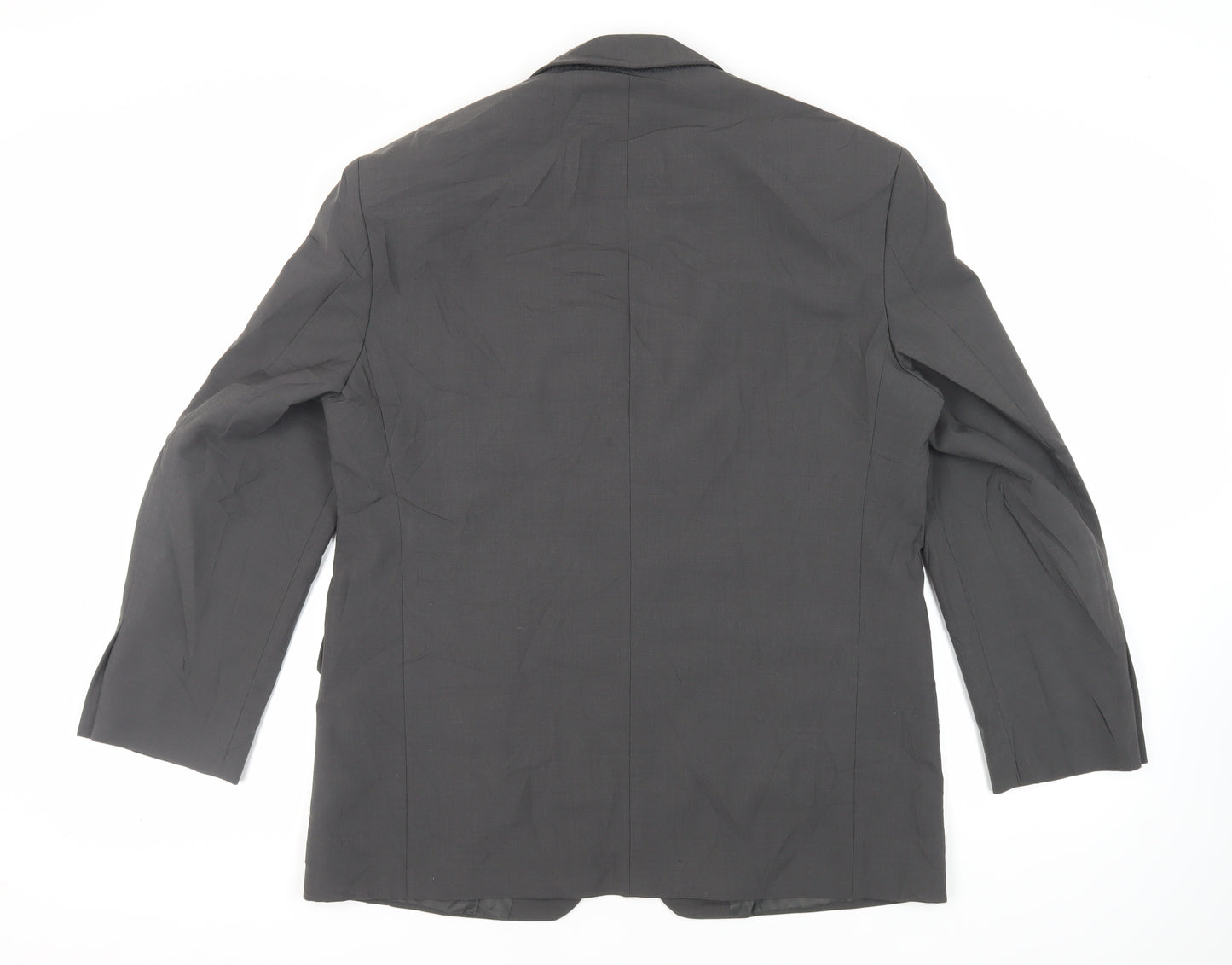 Marks and Spencer Mens Grey Polyester Jacket Suit Jacket Size 42 Regular